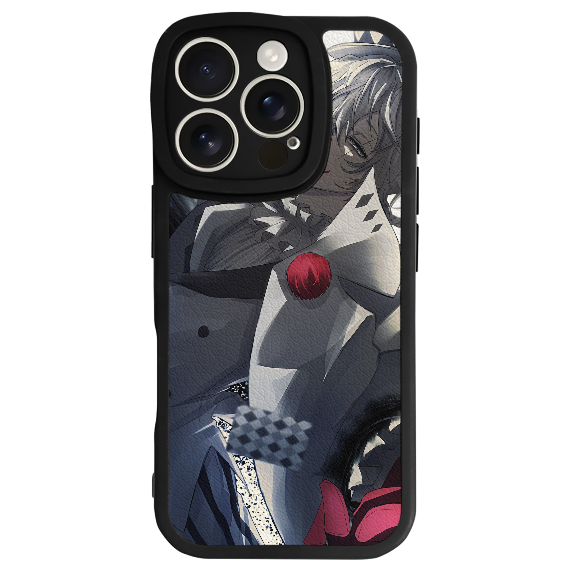 （画像用） 文豪ストレイドッグス Bungo Stray Dogs 【iPhone 16シリーズ対応】シリコンスマホケース（レザー調） 材質：シリコン